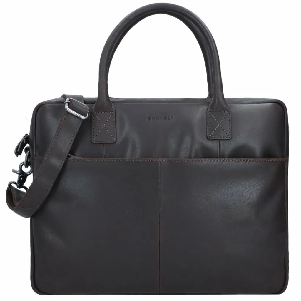 Discount Burkely Vintage Jack Aktentasche Leder 37 cm Laptopfach brown