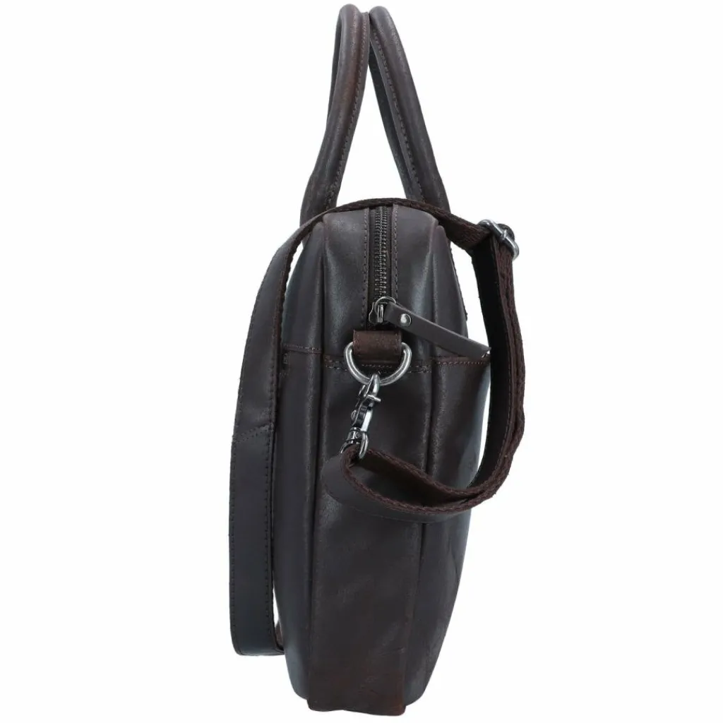 Discount Burkely Vintage Jack Aktentasche Leder 37 cm Laptopfach brown