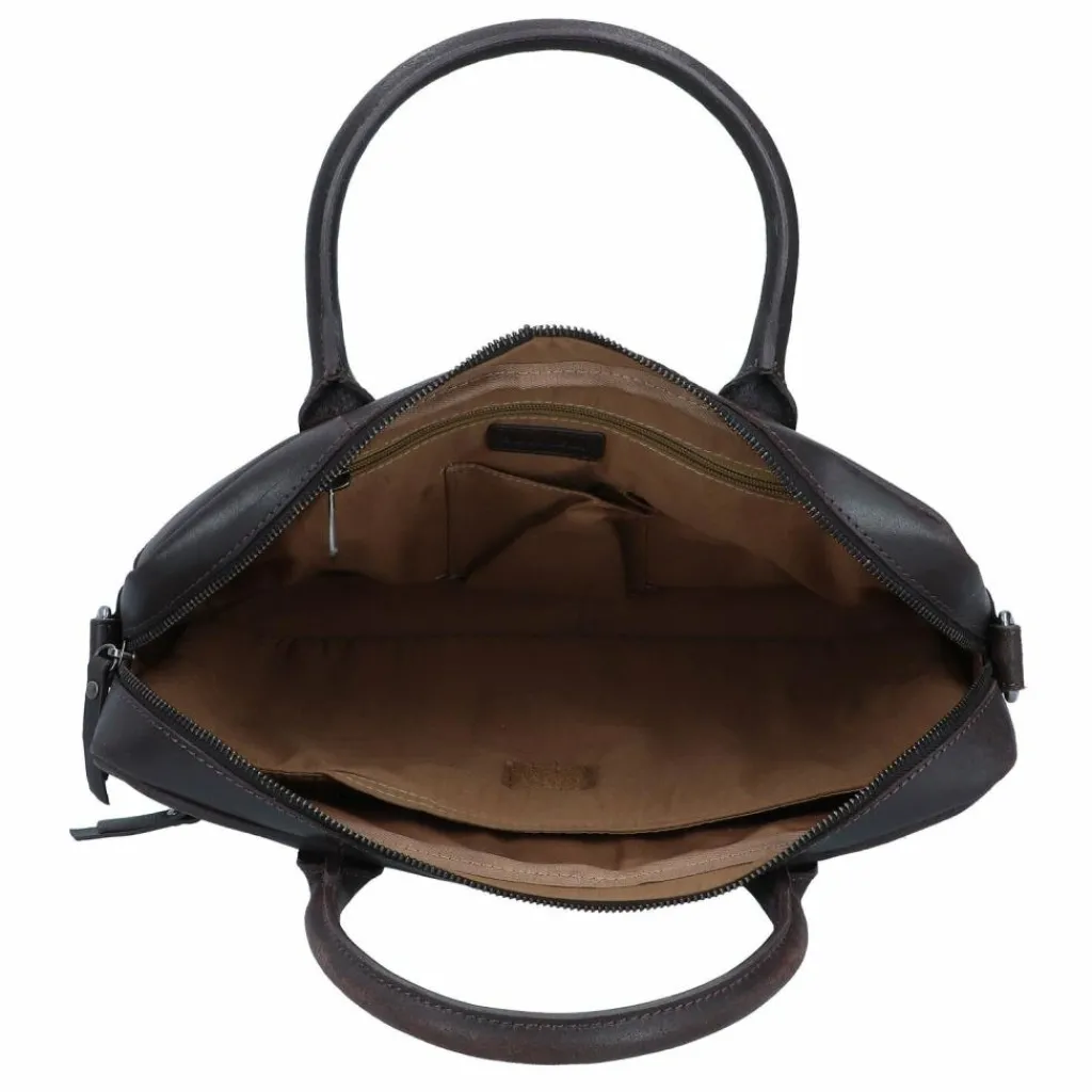 Discount Burkely Vintage Jack Aktentasche Leder 37 cm Laptopfach brown
