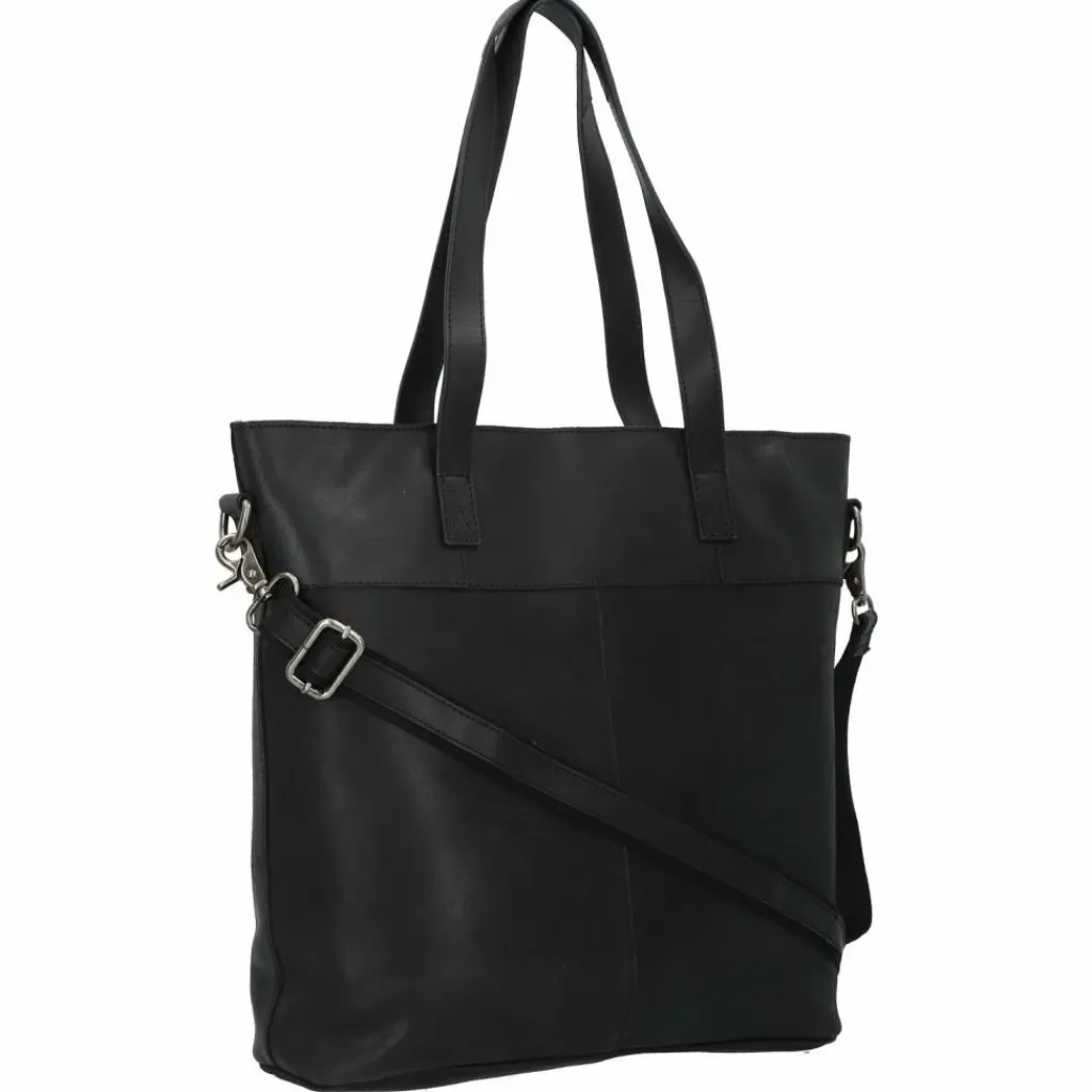 Discount Burkely Vintage Jade Schultertasche Leder 36 cm Laptopfach black