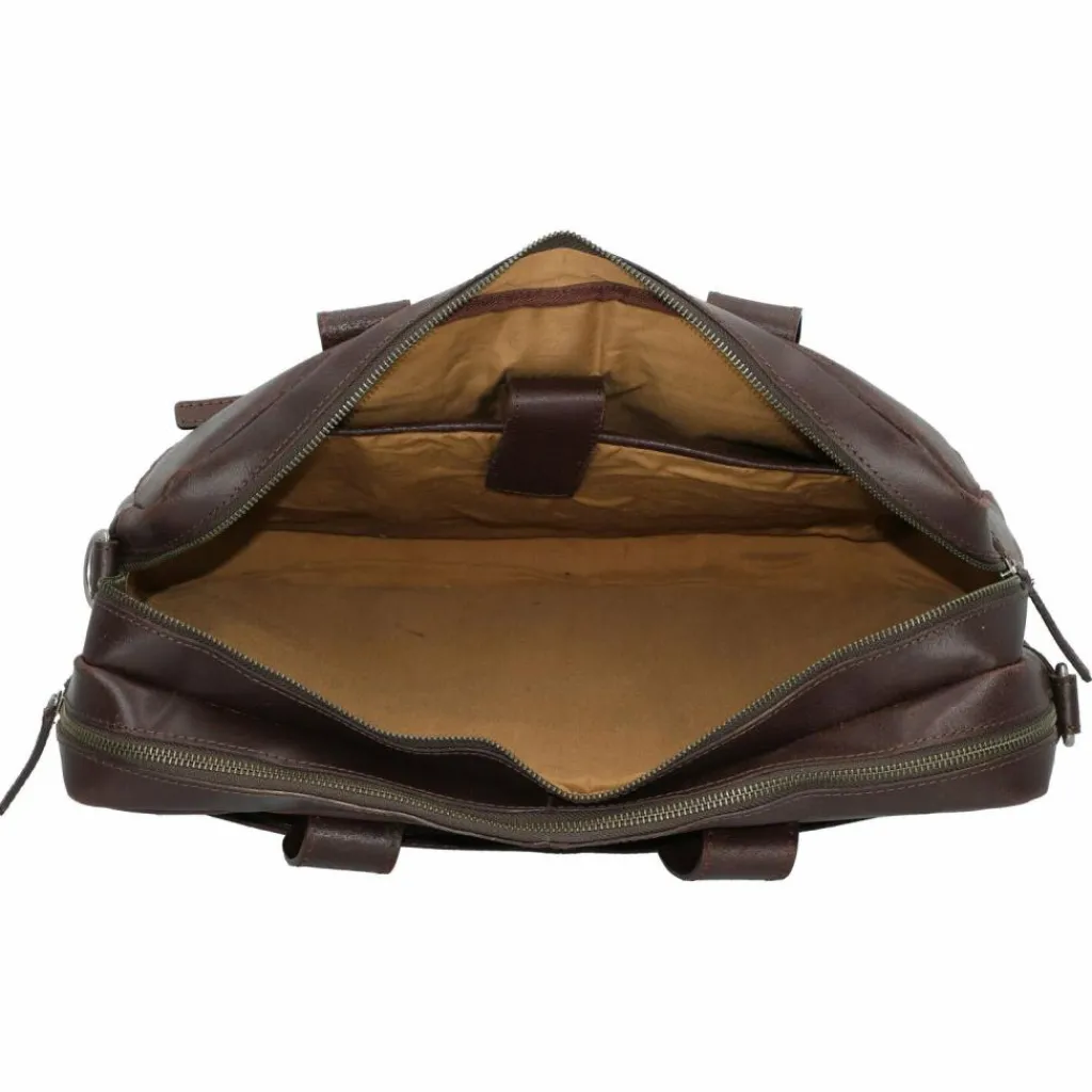 Burkely Laptoptaschen|Aktentaschen<Vintage Jesse Aktentasche Leder 42 cm Laptopfach brown