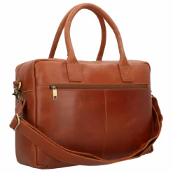 Hot Burkely Vintage Mitch Aktentasche Leder 39 cm Laptopfach cognac