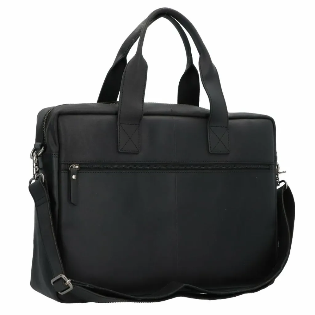 Burkely Laptoptaschen|Aktentaschen<Vintage River Aktentasche Leder 41 cm Laptopfach black