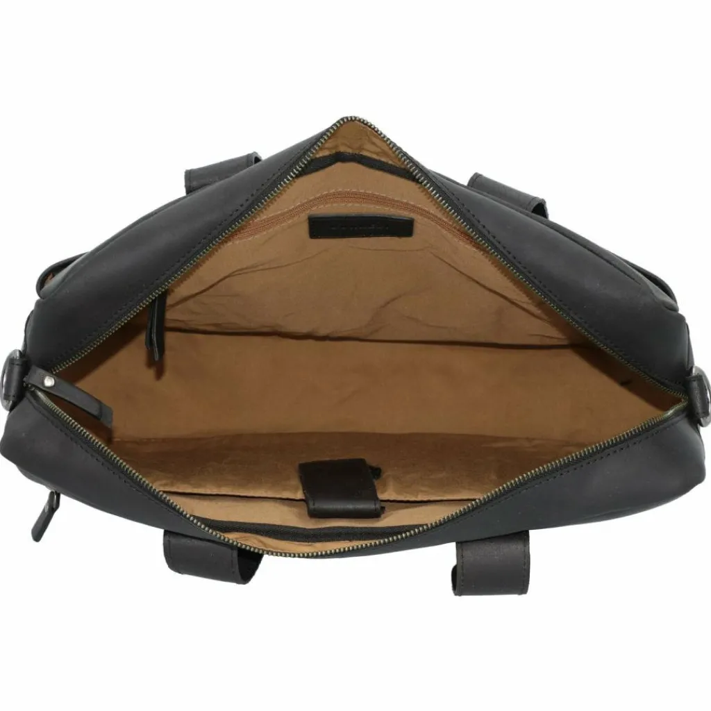 Burkely Laptoptaschen|Aktentaschen<Vintage River Aktentasche Leder 41 cm Laptopfach black