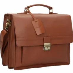 Discount Burkely Vintage Scott Aktentasche Leder 38 cm cognac