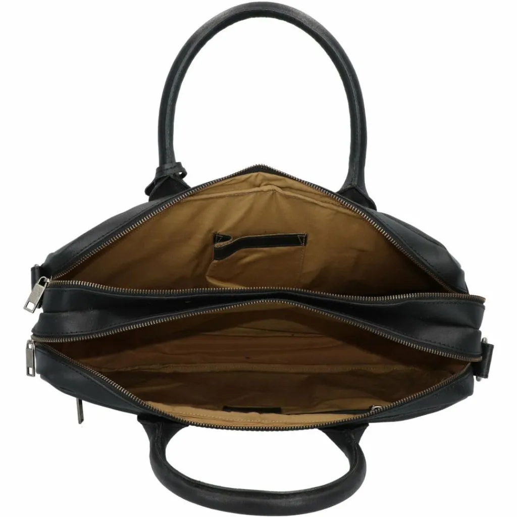 Burkely Laptoptaschen|Aktentaschen<Vintage Taylor Aktentasche Leder 40 cm Laptopfach black