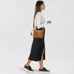 Burkely Vintage Veda Schultertasche Leder 20 cm