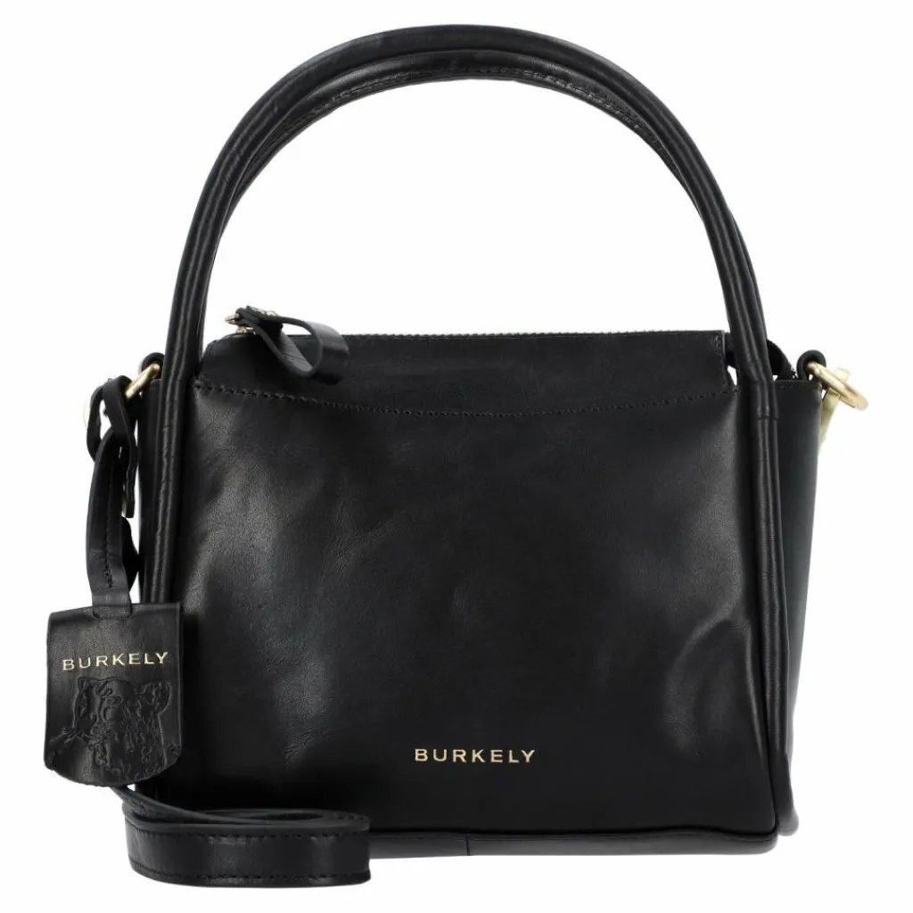 Hot Burkely Vintage Veda Schultertasche Leder 20 cm black