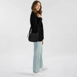 Online Burkely Vintage Veda Umhängetasche Leder 22 cm black