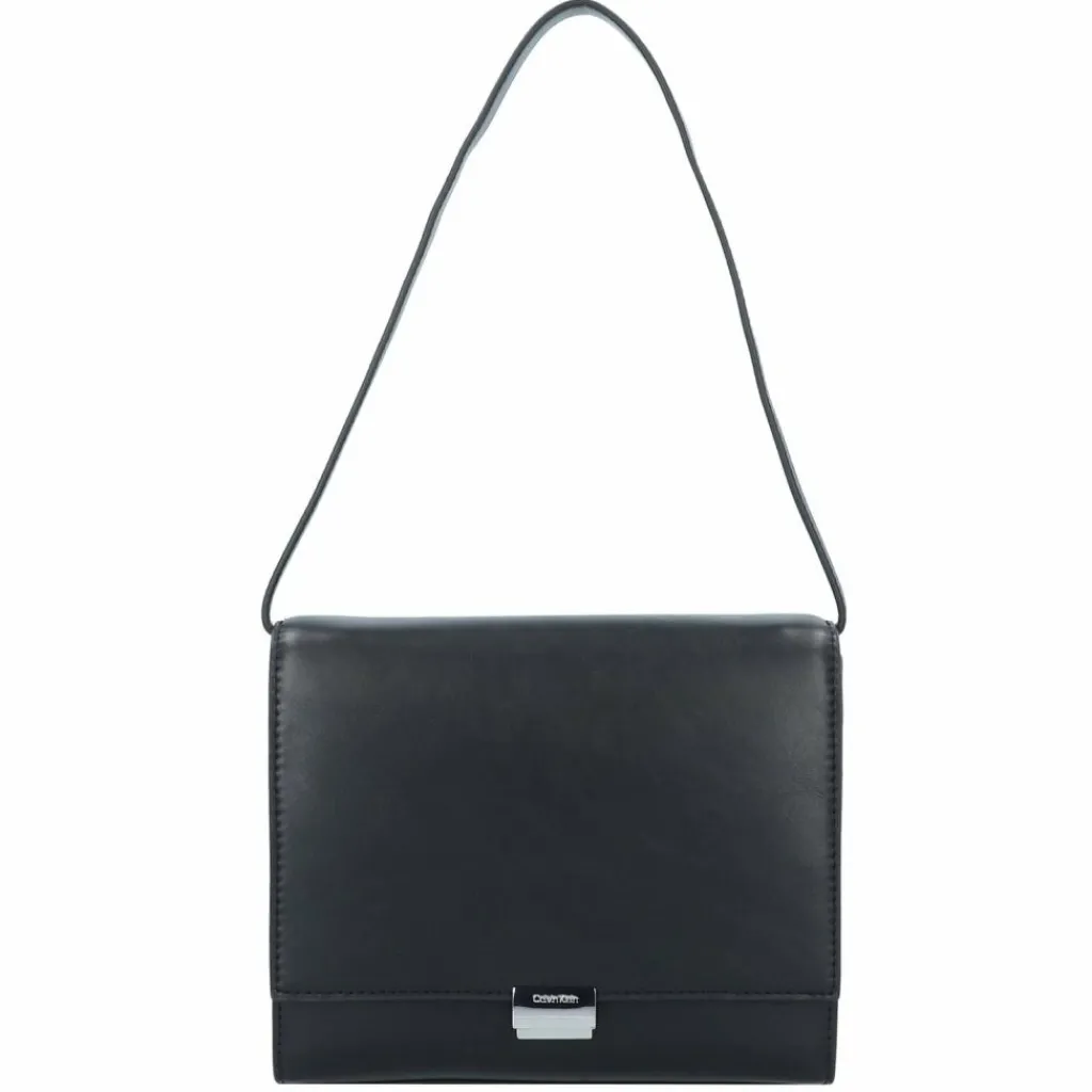 Calvin Klein Henkeltaschen|Schultertaschen<Archive Hardware Schultertasche 22 cm ck black