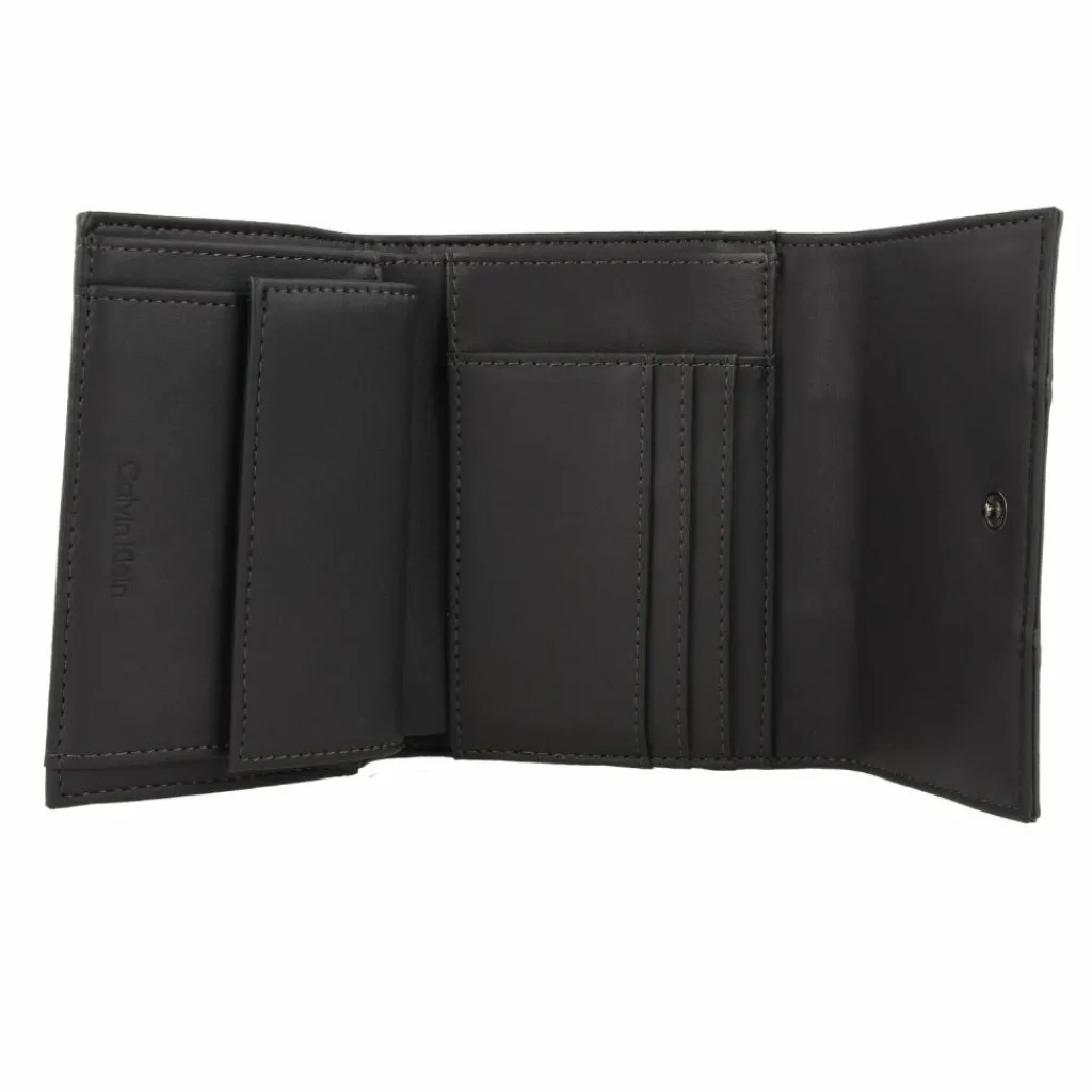 Calvin Klein Damengeldbörsen Querformat<Bar Geldbörse RFID Schutz 13 cm gunmetal