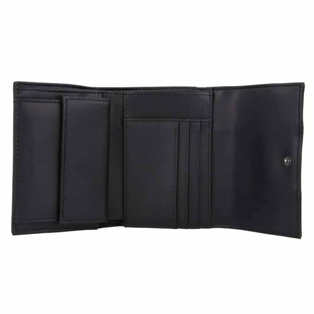 Calvin Klein Damengeldbörsen Querformat<Bar Geldbörse RFID Schutz 13 cm ck black