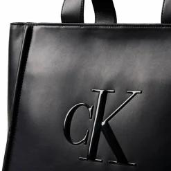 Calvin Klein Shopper|Schultertaschen<Bold Shopper Tasche 39 cm black