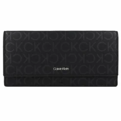 Calvin Klein Damengeldbörsen Querformat<Business Geldbörse RFID Schutz 18.5 cm mono-black