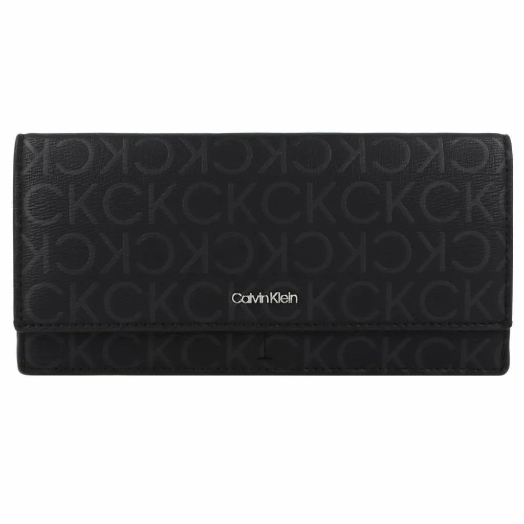 Calvin Klein Damengeldbörsen Querformat<Business Geldbörse RFID Schutz 18.5 cm mono-black