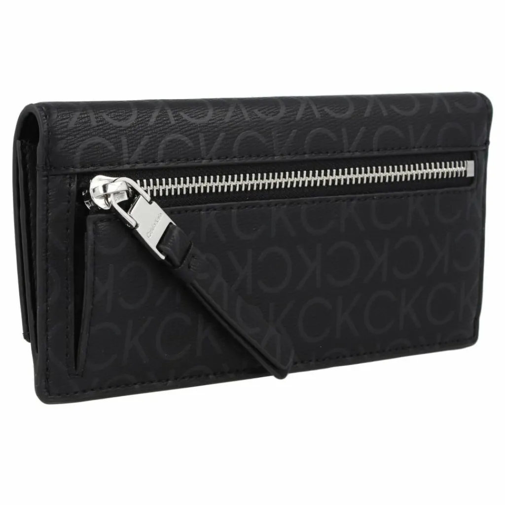 Calvin Klein Damengeldbörsen Querformat<Business Geldbörse RFID Schutz 18.5 cm mono-black