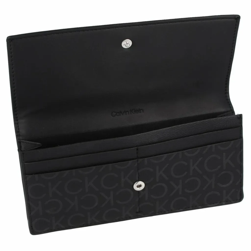 Calvin Klein Damengeldbörsen Querformat<Business Geldbörse RFID Schutz 18.5 cm mono-black