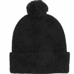 Calvin Klein Mützen<CK Embroidery Airy Strickmütze ck black