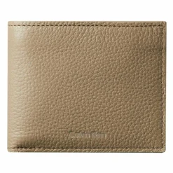 Calvin Klein Herrengeldbörsen Querformat<CK Leather Geldbörse RFID Schutz Leder 11 cm taupe