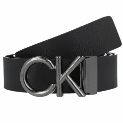 Herren Calvin Klein CK Metal Gürtel Leder