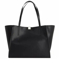 Calvin Klein Shopper|Schultertaschen<CK Mixmedia Shopper Tasche Leder 43 cm black