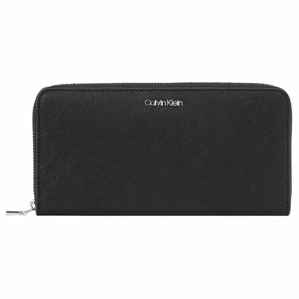 Calvin Klein Damengeldbörsen Querformat<CK Mixmedia Geldbörse 20 cm black