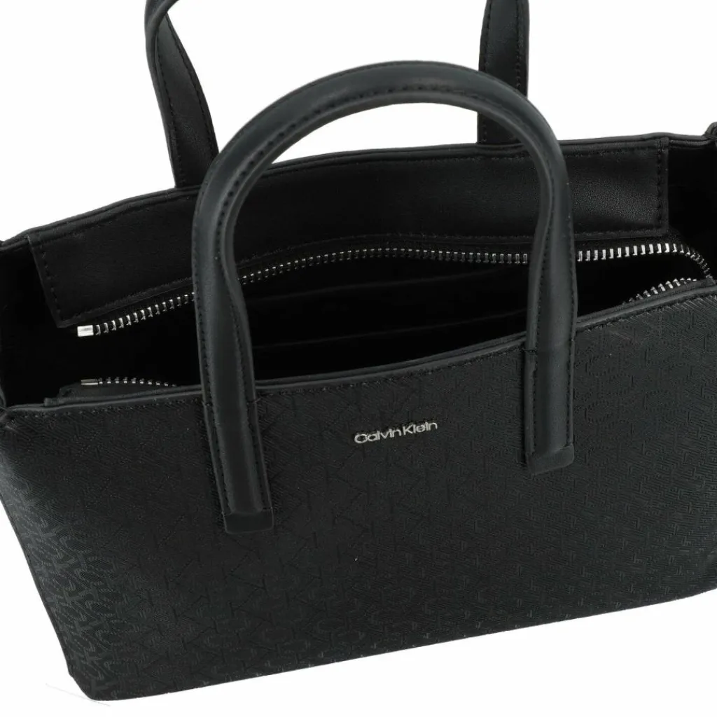 Calvin Klein Henkeltaschen<CK Mixmedia Handtasche 24 cm black