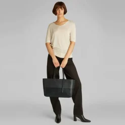 Calvin Klein Shopper|Schultertaschen<CK Mixmedia Shopper Tasche 41 cm black