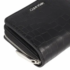 Calvin Klein Damengeldbörsen Querformat<CK Must Geldbörse 12 cm ck black