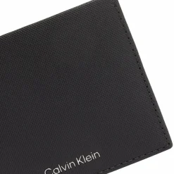 Calvin Klein Herrengeldbörsen Querformat<CK Must Geldbörse Leder 10 cm black