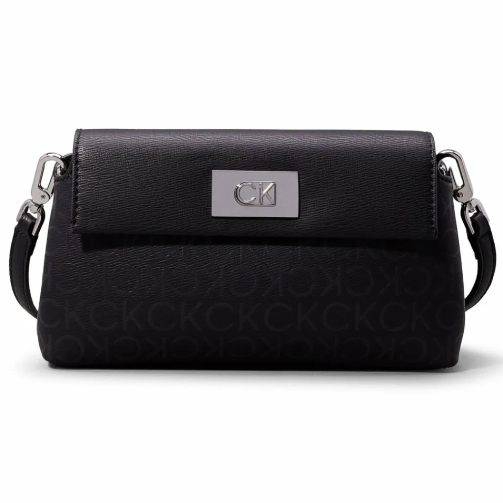 Outlet Calvin Klein CK Push Umhängetasche 22 cm ck black epi mono