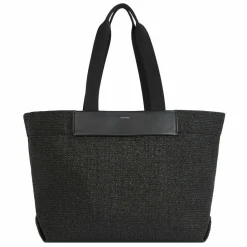 New Calvin Klein CK Raffia Shopper Tasche 61 cm black