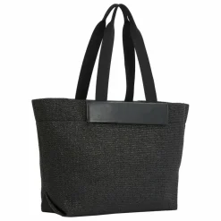 New Calvin Klein CK Raffia Shopper Tasche 61 cm black