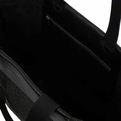 New Calvin Klein CK Raffia Shopper Tasche 61 cm black