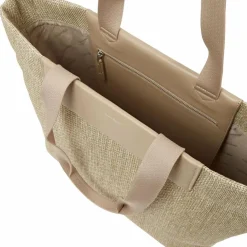 Calvin Klein Shopper|Schultertaschen<CK Raffia Shopper Tasche 61 cm brown