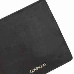 Calvin Klein Herrengeldbörsen Querformat<CK Refined Geldbörse RFID Schutz Leder 11.5 cm black