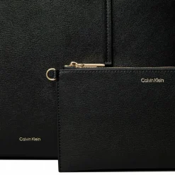 Hot Calvin Klein Foil Shopper Tasche 44 cm black