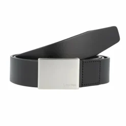 Calvin Klein Herrengürtel<Formal Plaque Gürtel Leder black