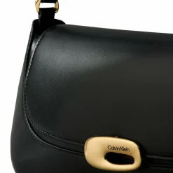 Discount Calvin Klein Hardware Schultertasche 32 cm black
