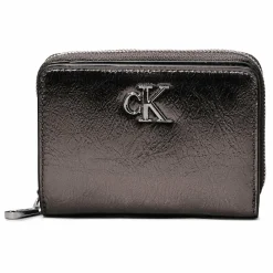 Best Calvin Klein Jeans Minimal Monogram Geldbörse 11.5 cm gunmetal