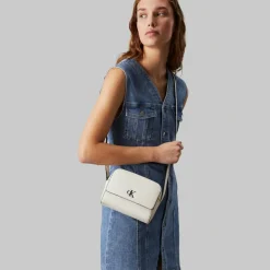 Calvin Klein Jeans Umhängetaschen|Mini Bags<Minimal Monogram Mini Bag Umhängetasche 18 cm creamy white