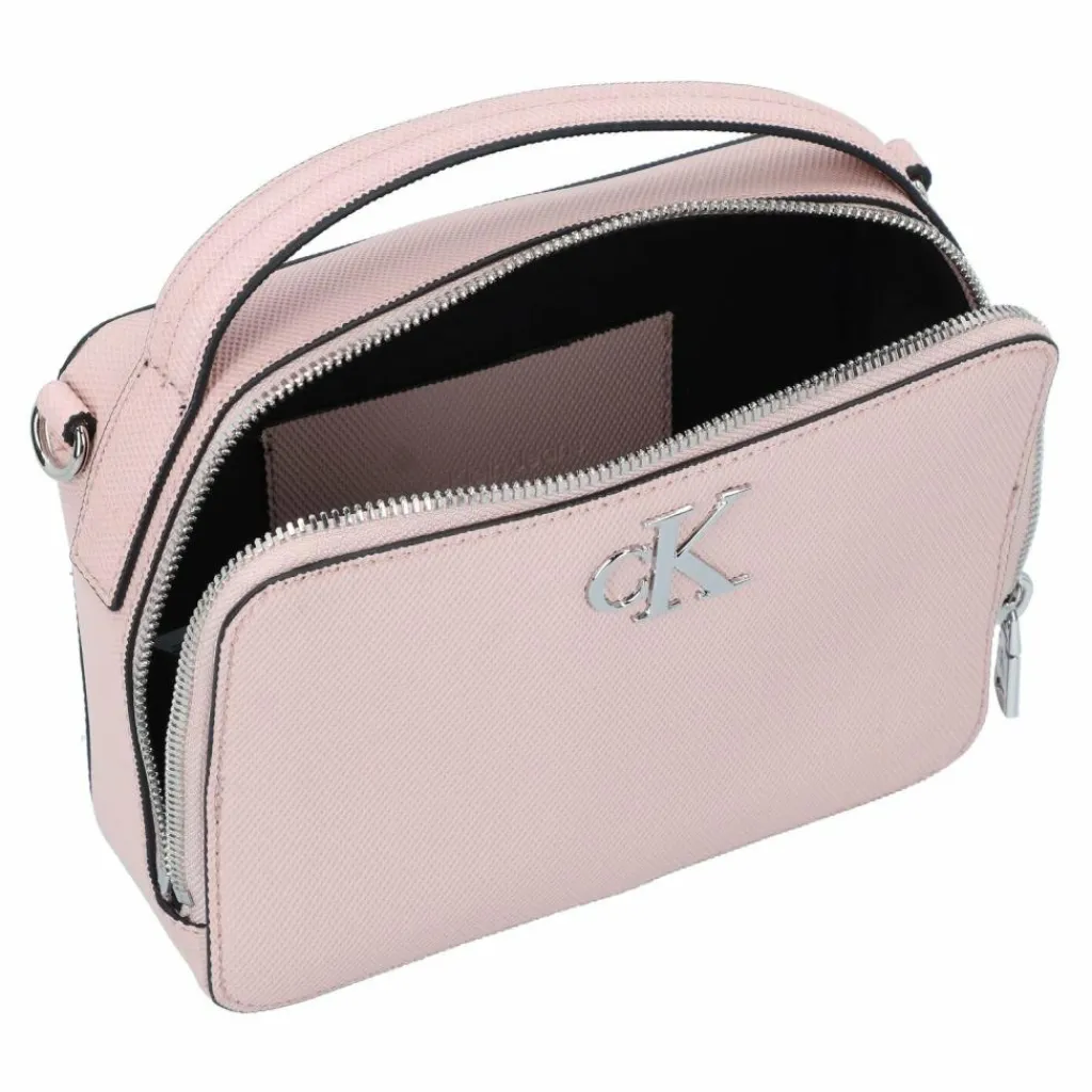 Sale Calvin Klein Jeans Minimal Monogram Handtasche 19 cm pale conch