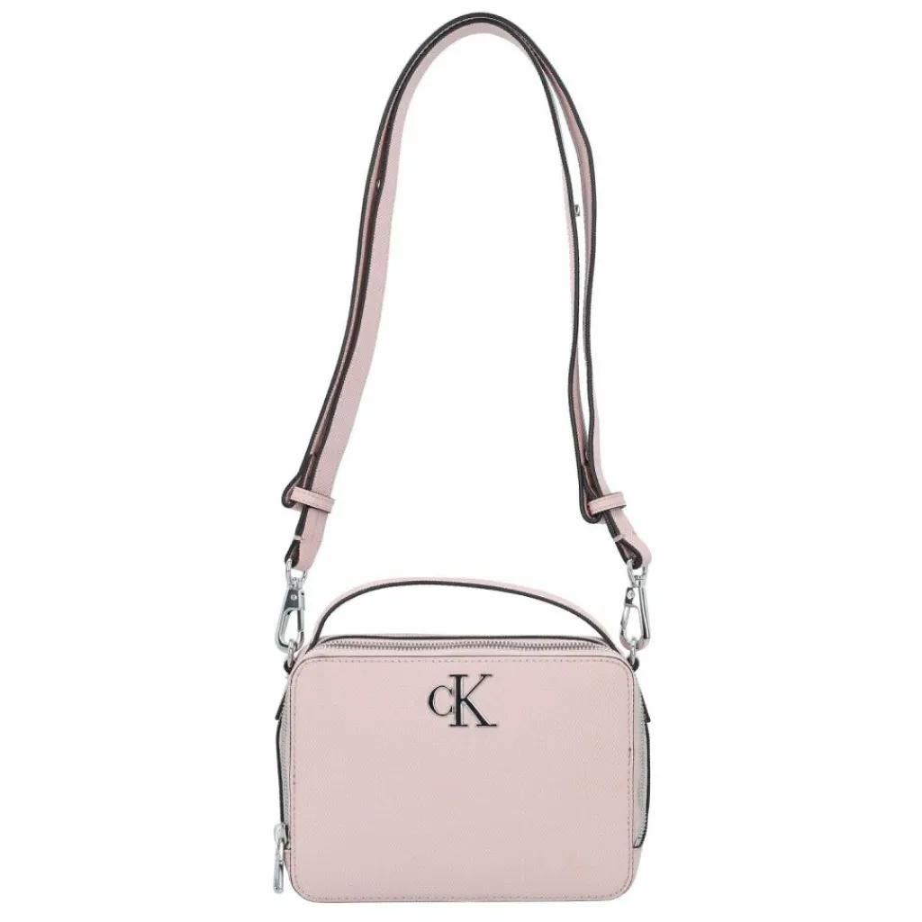 Sale Calvin Klein Jeans Minimal Monogram Handtasche 19 cm pale conch