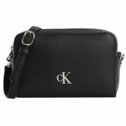 Outlet Calvin Klein Jeans Minimal Mini Bag Umhängetasche 18 cm black