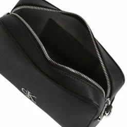 Outlet Calvin Klein Jeans Minimal Mini Bag Umhängetasche 18 cm black