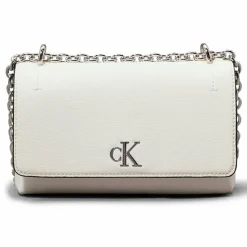 Outlet Calvin Klein Jeans Minimal Monogram Umhängetasche 21 cm creamy white