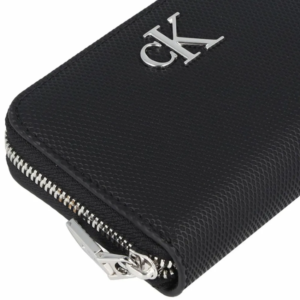 Discount Calvin Klein Jeans Minimal Monogram Geldbörse 11 cm black