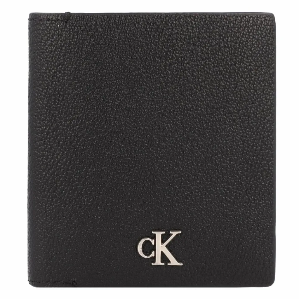 Sale Calvin Klein Jeans Mono Geldbörse RFID Schutz Leder 9.5 cm black