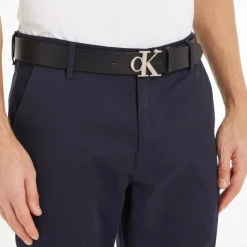Damen Calvin Klein Jeans Monogram Gürtel Leder