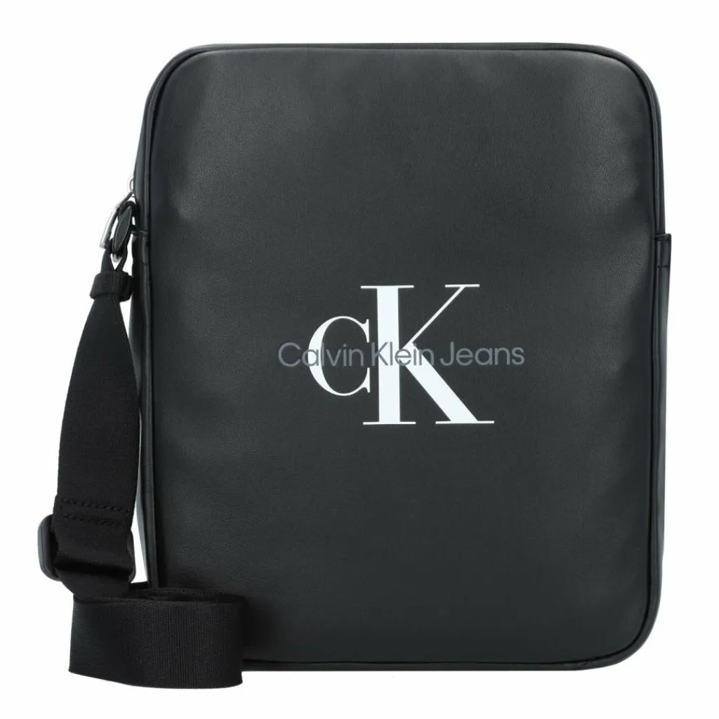 New Calvin Klein Jeans Monogram Umhängetasche 22 cm black